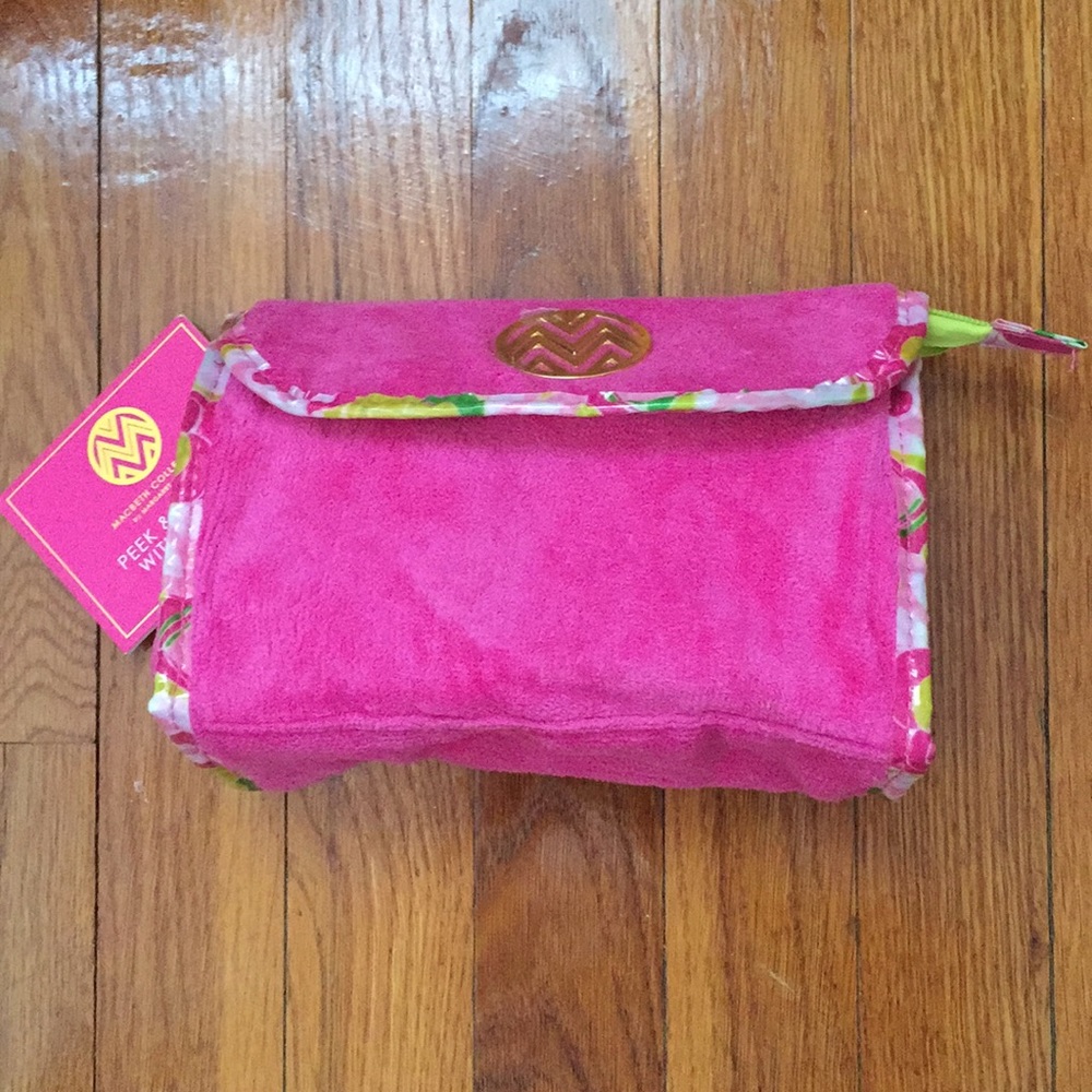Macbeth perk and mirror bag NWT pink and green - Picture 1 of 4
